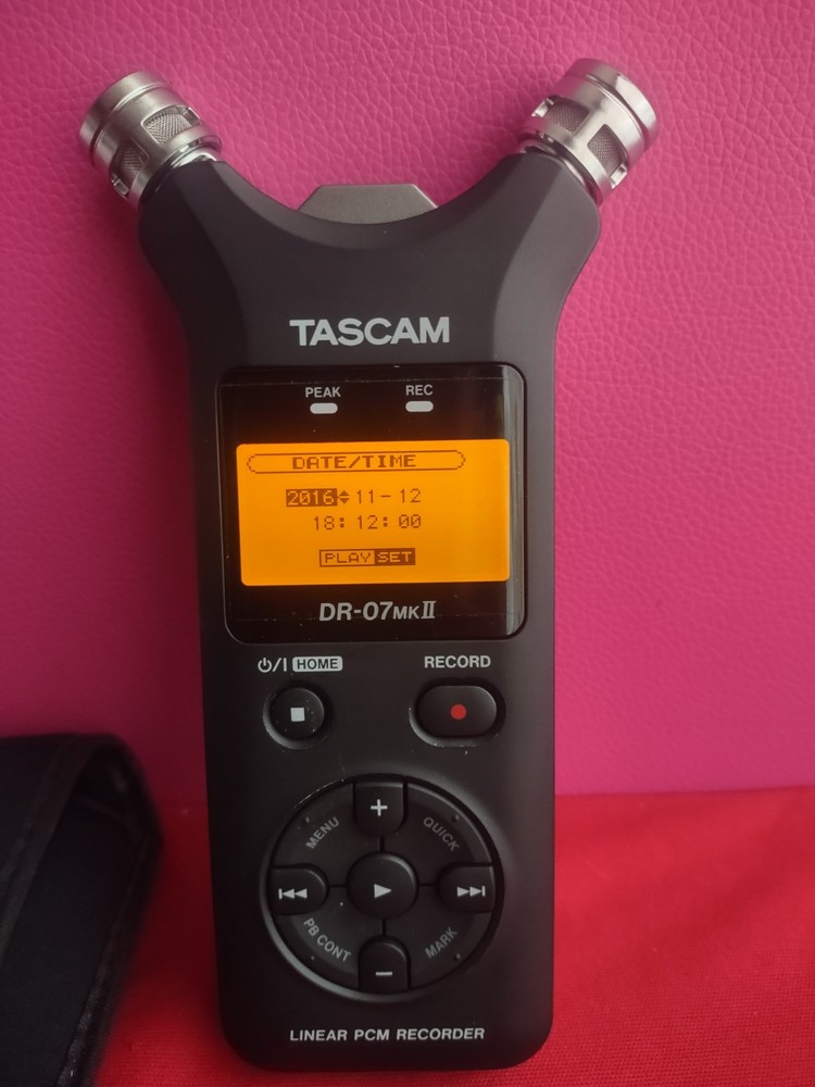 TASCAM DR-07MKII Linear PCM Recorder