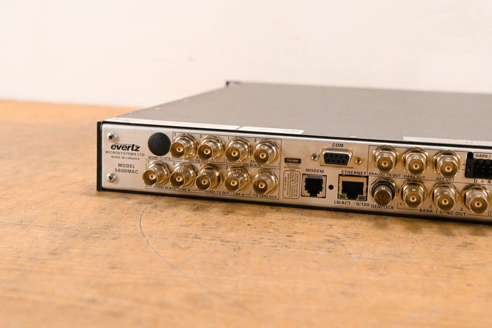 Evertz 5600MSC Master Clock/SPG CG01QQN