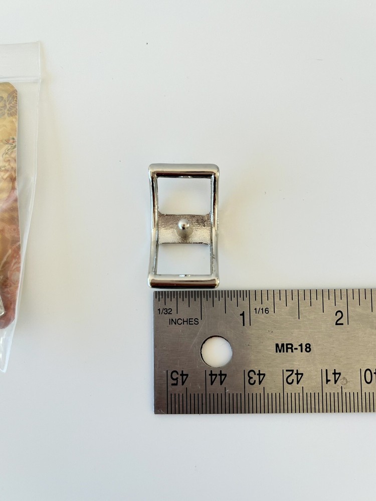 Conway Buckles Tandy Leather NWT Silver