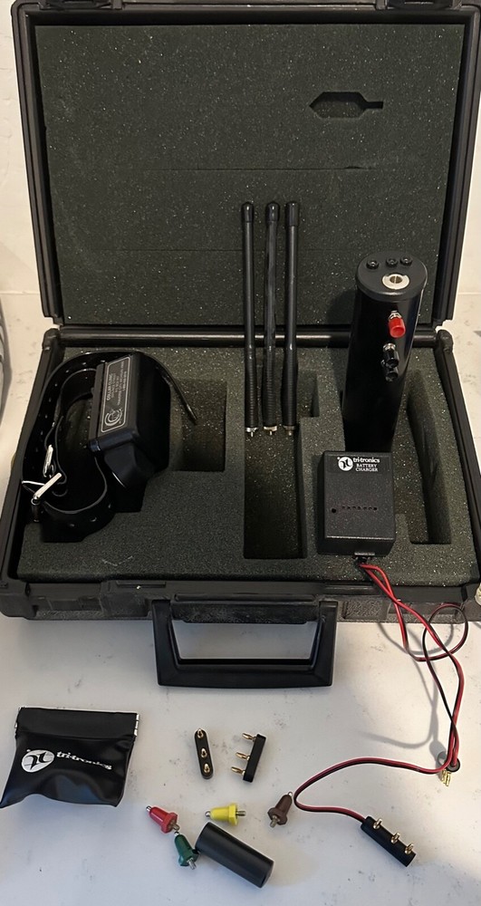 Vintage Tri-Tronics Dog E Training Collar System NEEDS BATTERIES
