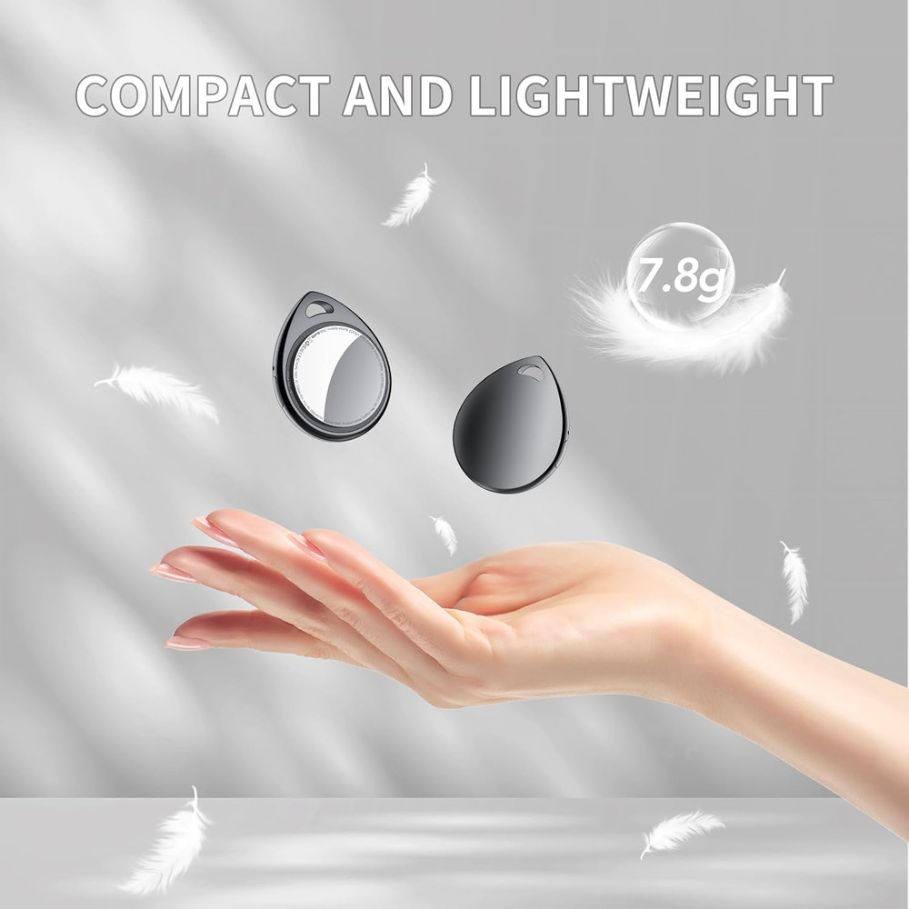 Air Tracker Tags-4 Pack, 5.3 Bluetooth Tracker Work with Apple Find My (iOS Only