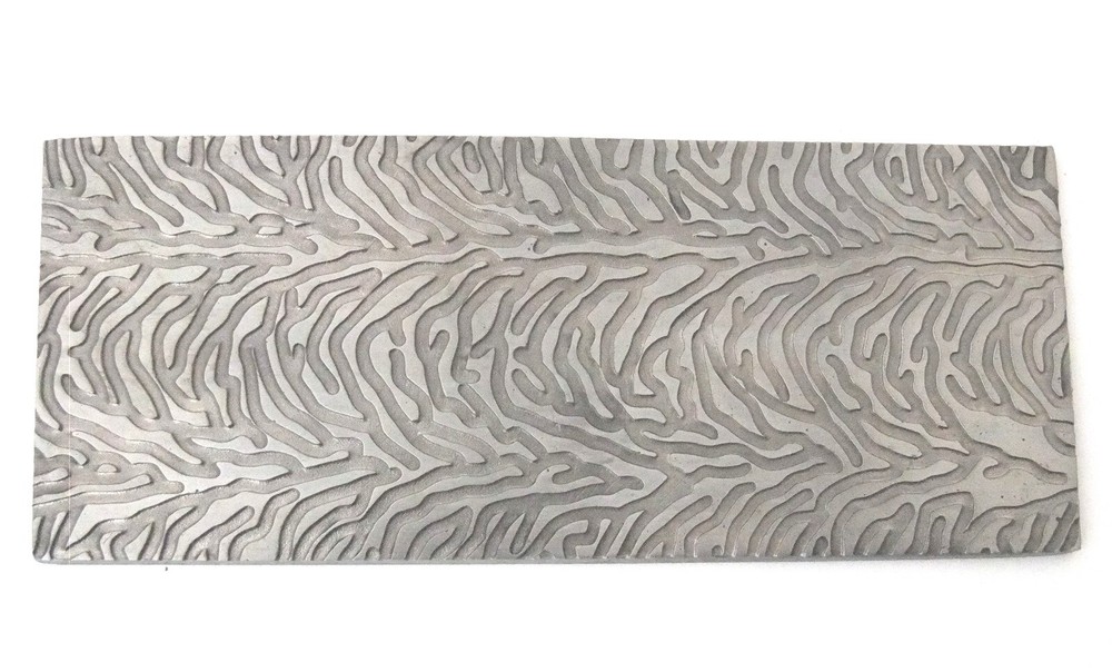 Pattern Texture Plate for Press or Rolling Mill 6 x 2.5 Inch  #33