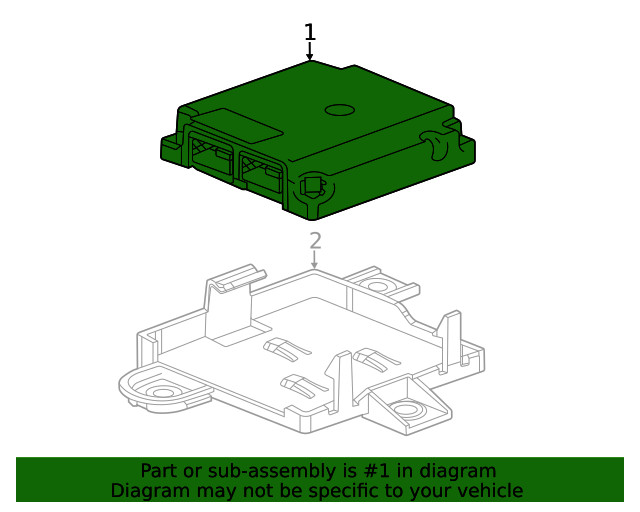 Genuine GM Control Module 85150920