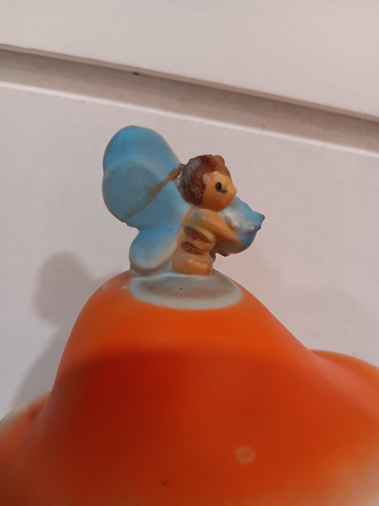 Vintage Lefton Mouse Mushroom Butterfly Ceramic Nightlight Light MCM