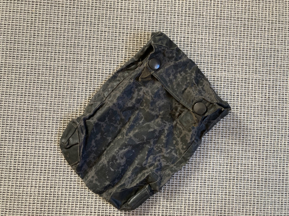 German Kriegsmarine ww2 gas cape pouch rubberized