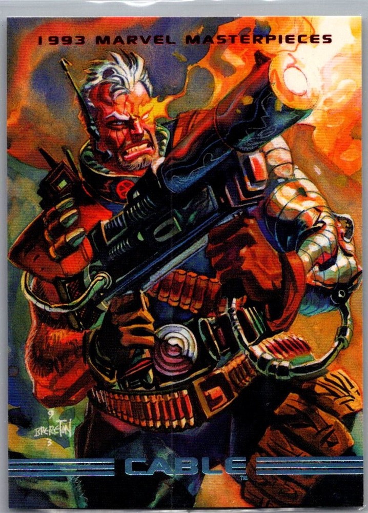 💥 1993 SkyBox Marvel Masterpieces #18 Cable