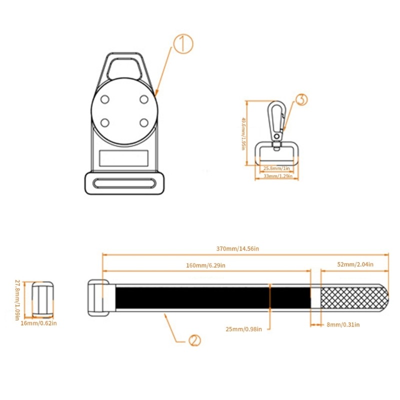 Essential Multimeter Accessories Hanging Strap Set for Multimeters Use