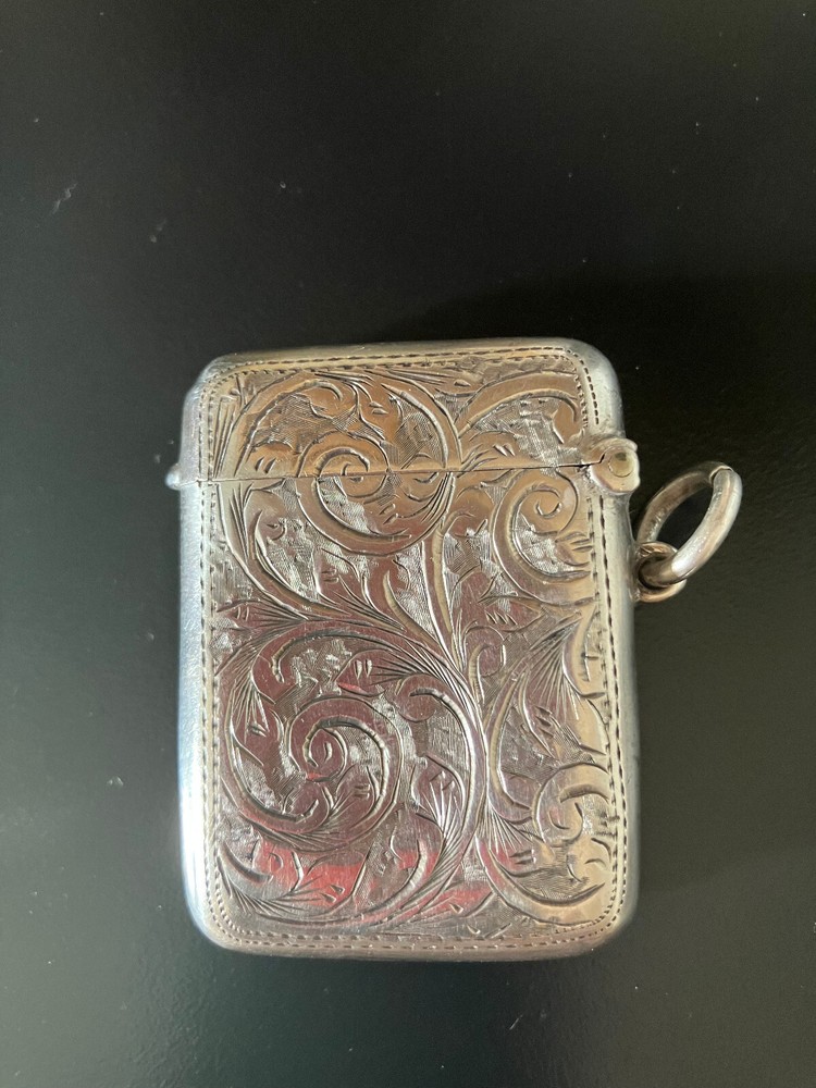 Beautiful Antique Silver Matchbox