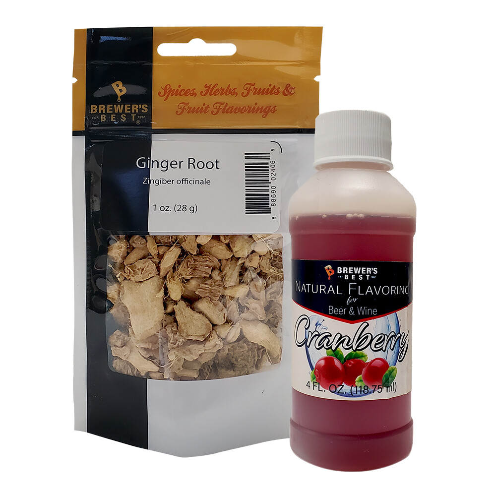 Home Brew Ohio - Home Brewing “Holiday Flavor Bundle” Cranberry Ginger
