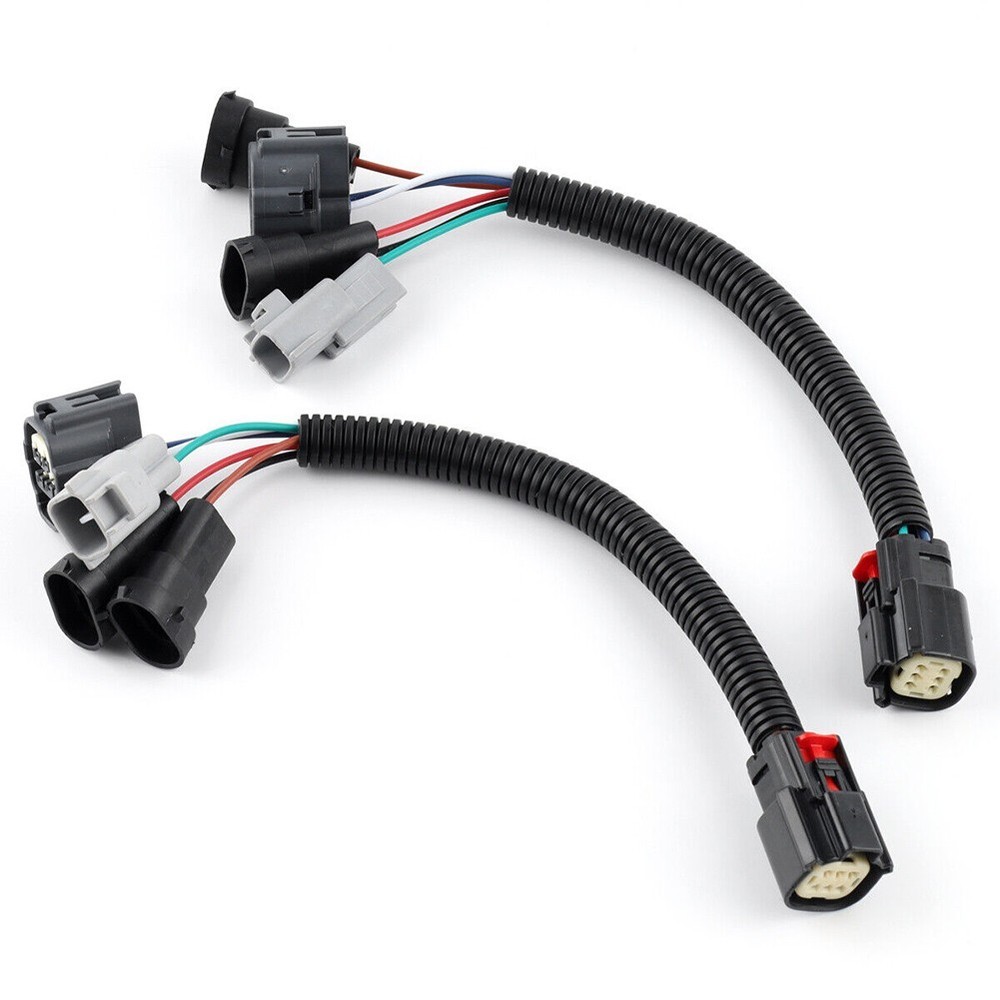 Stable Brightness No Flickering LED Headlight Conversion Connector Adapter Set