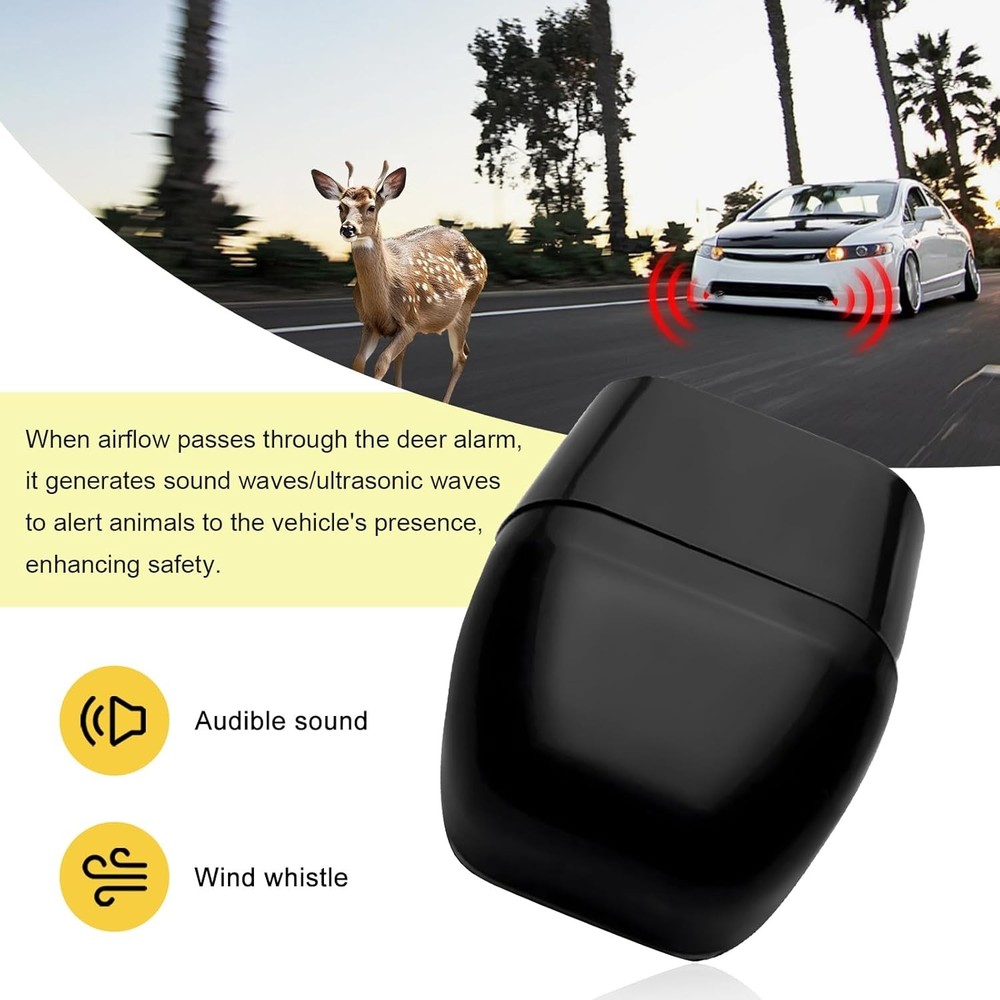 Deer Alert Whistle 4pc Car Animal Avoidance Device