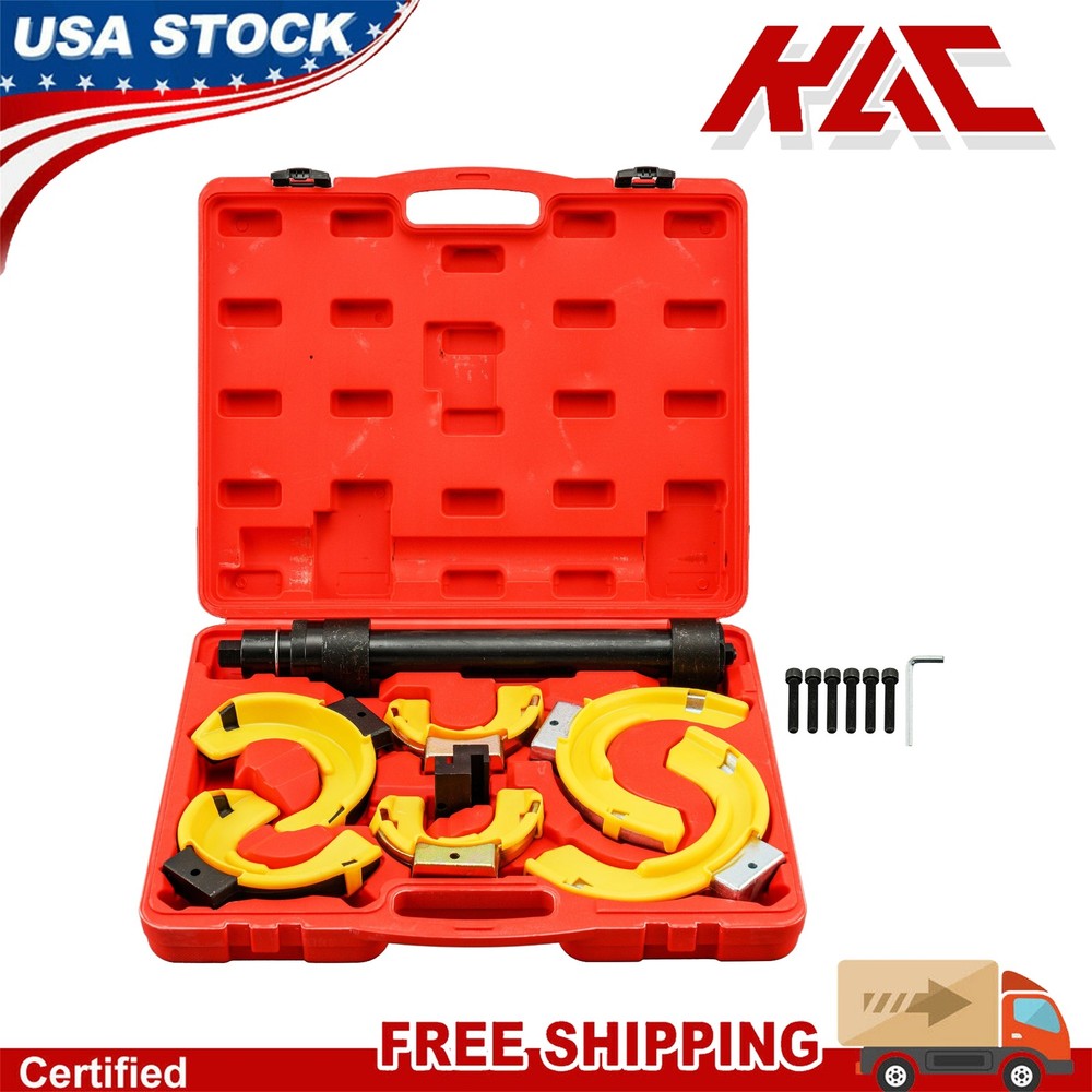 Fork Extractor Tool Macpherson Strut Coil Spring Compressor Kit Interchangeable