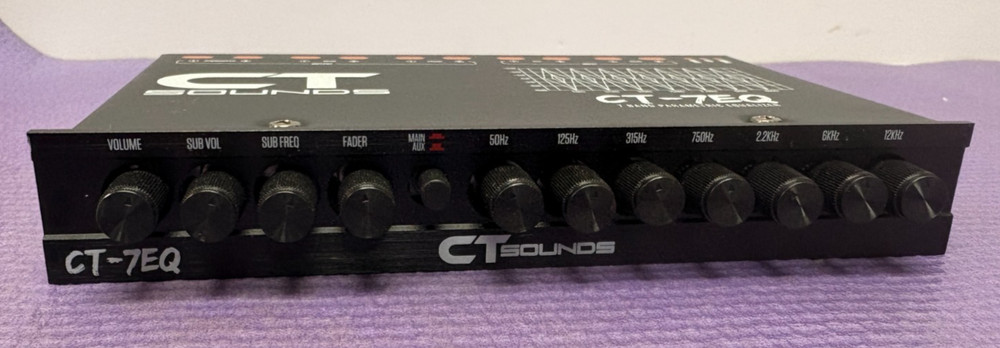CT Sounds CT-7EQ 7 Band Parametric Car Audio Equalizer