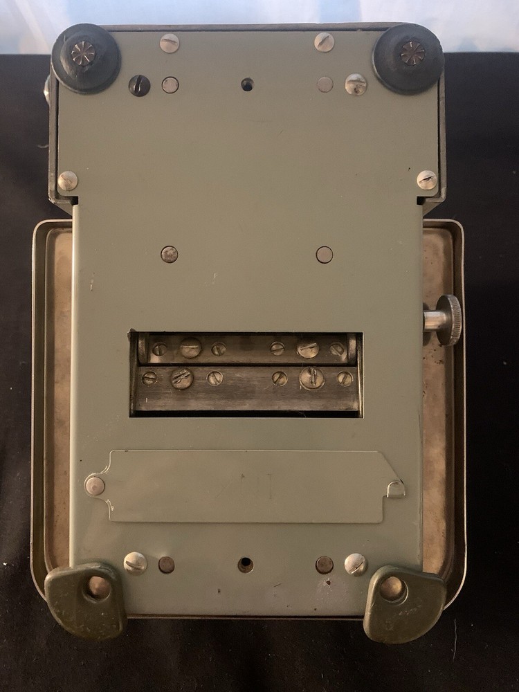 F & E "Excel" Model Check Protector by Hedman Co Chicago - Vintage Check Printer