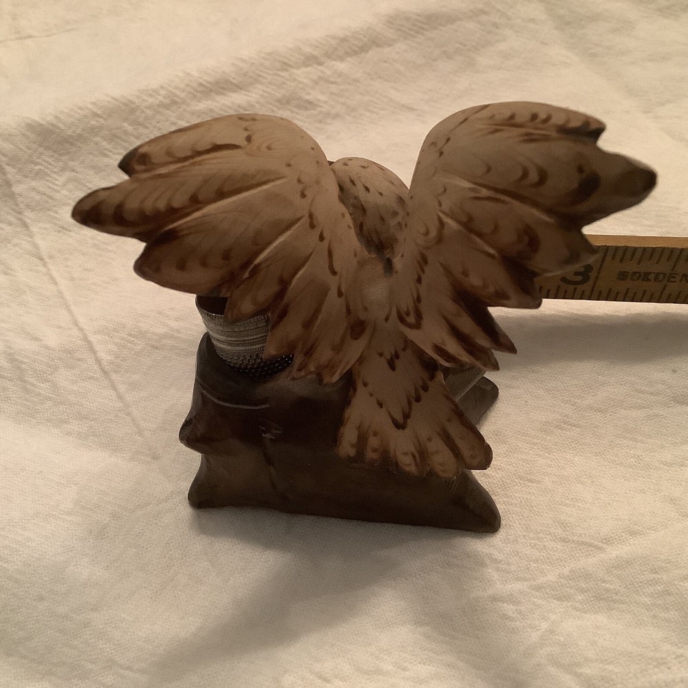 Antique Black Forest Eagle, Thimble Holder