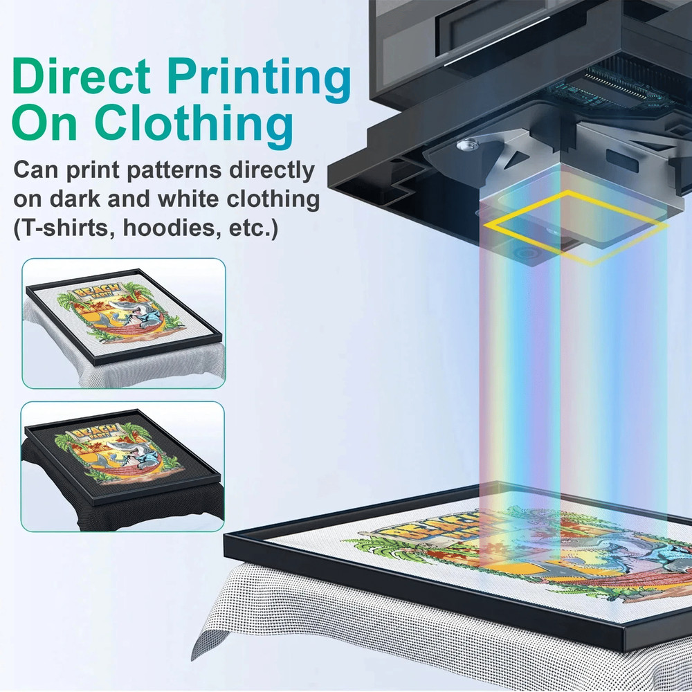A3 DTG Printer L805 DTG Flatbed Printer Print Clothes T-shirt Machine