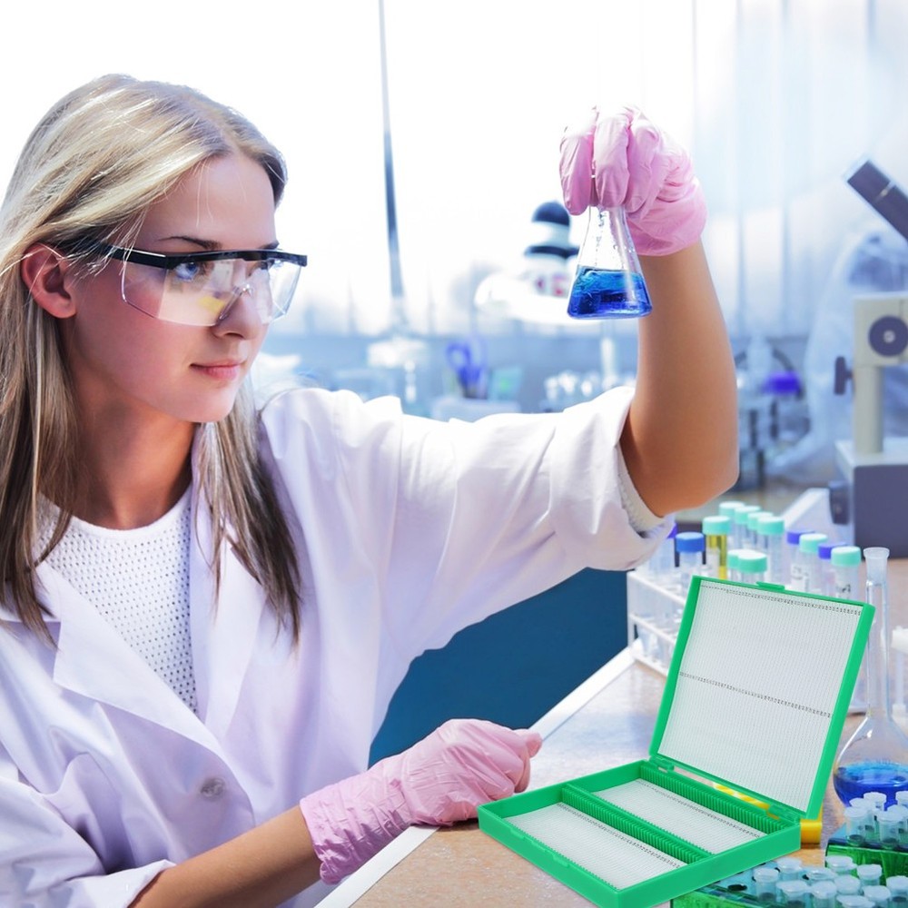 Prepared Microscope Slides Storage Container Plastic Microscope Slide Holder