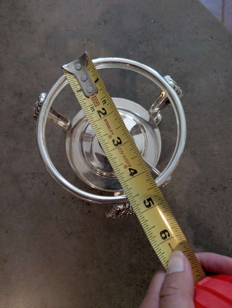 Vintage Silverplate Chafing Dish Stand
