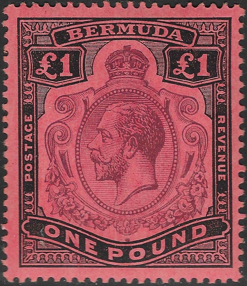 BERMUDA KGV Scott 54  SG55  Never Hinged