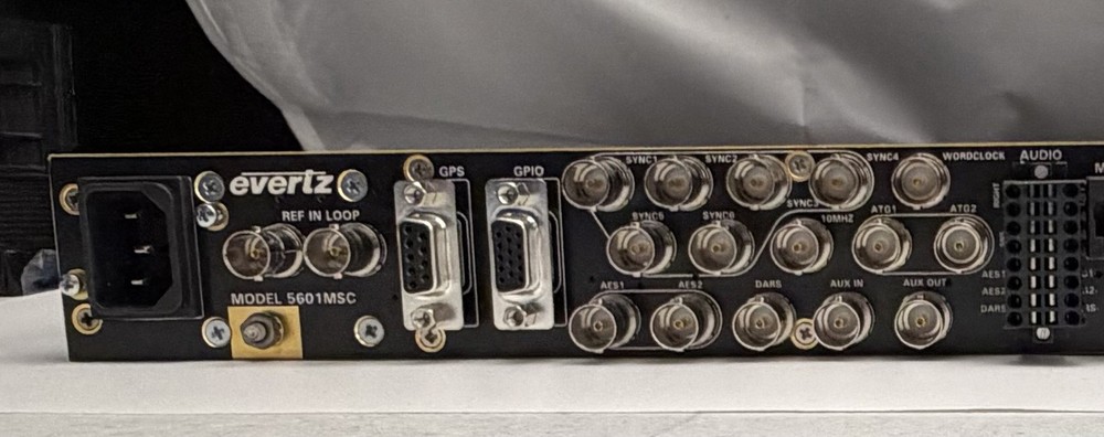 Evertz 5601MSC Master SPG/Master Clock System