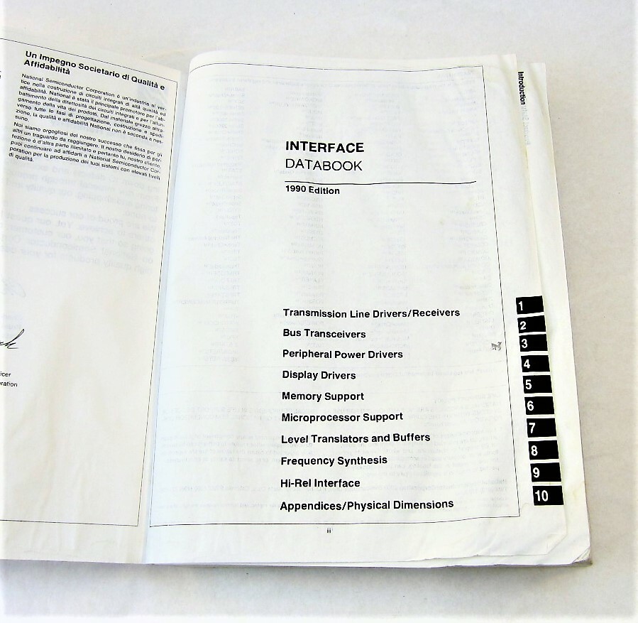 1990 National Semiconductor Interface Databook
