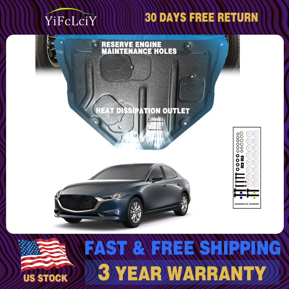 For Mazda3 2015-2017 Front Engine Splash Shield Engine Cover Case Guard