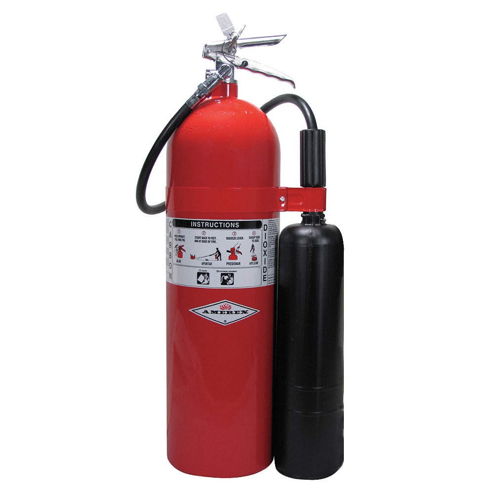 AMEREX 331 Fire Extinguisher,Aluminum,Red,BC 8PCU1