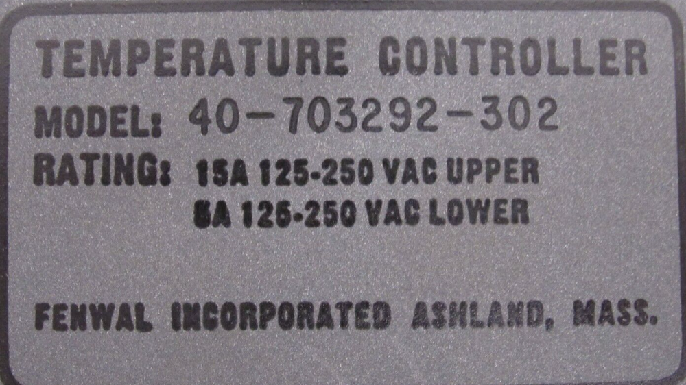 REFURBISHED IMS 40-703292-302 TEMPERATURE CONTROLLER 40703292302