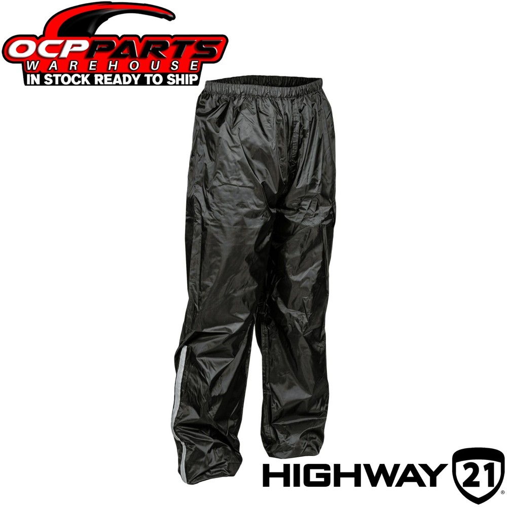 NEW HIGHWAY 21 TWO PIECE BLACK RAIN SUIT - PICK SIZE