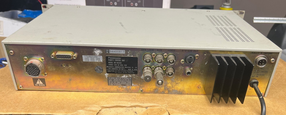 Panasonic WV-RC550 Remote Control Unit