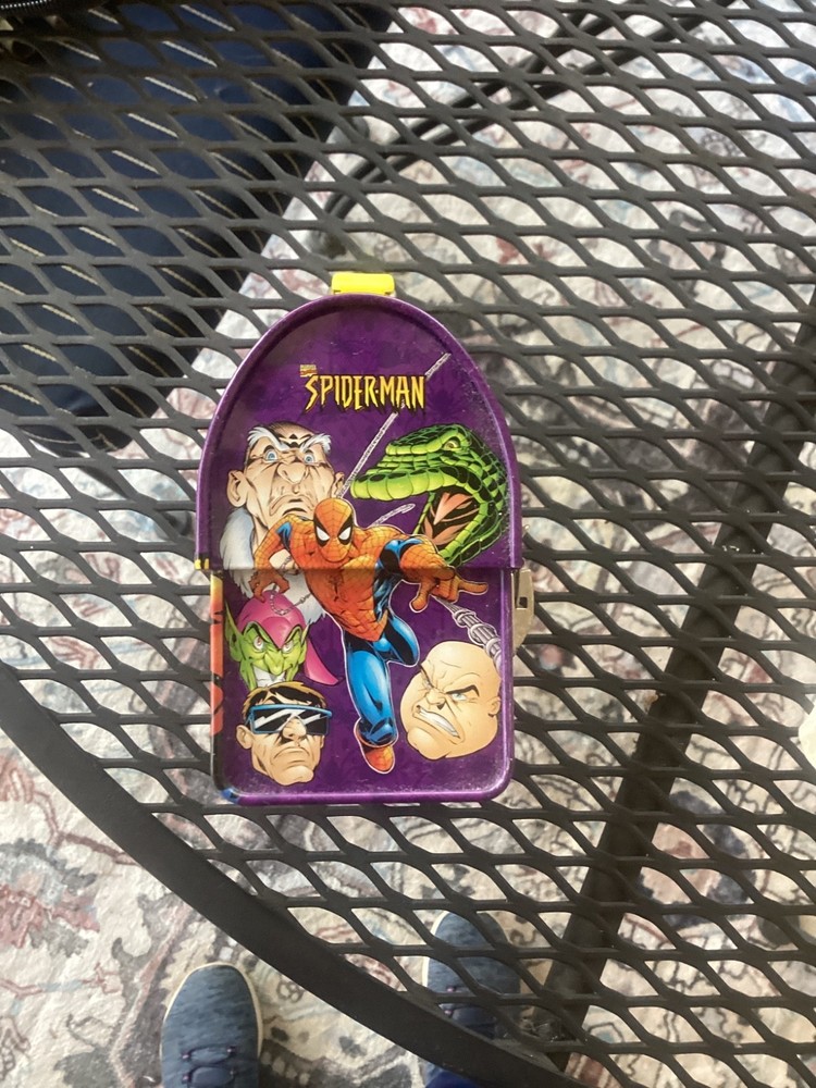 Spider-Man 2 Mini Tin Lunch Box 2004 Marvel Characters