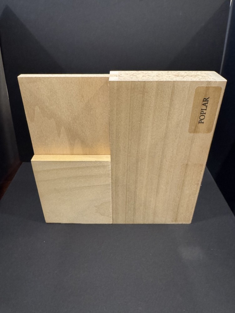 Poplar 5 Panel Equal Mission Shaker Flat Panel Solid Core Interior Wood Doors