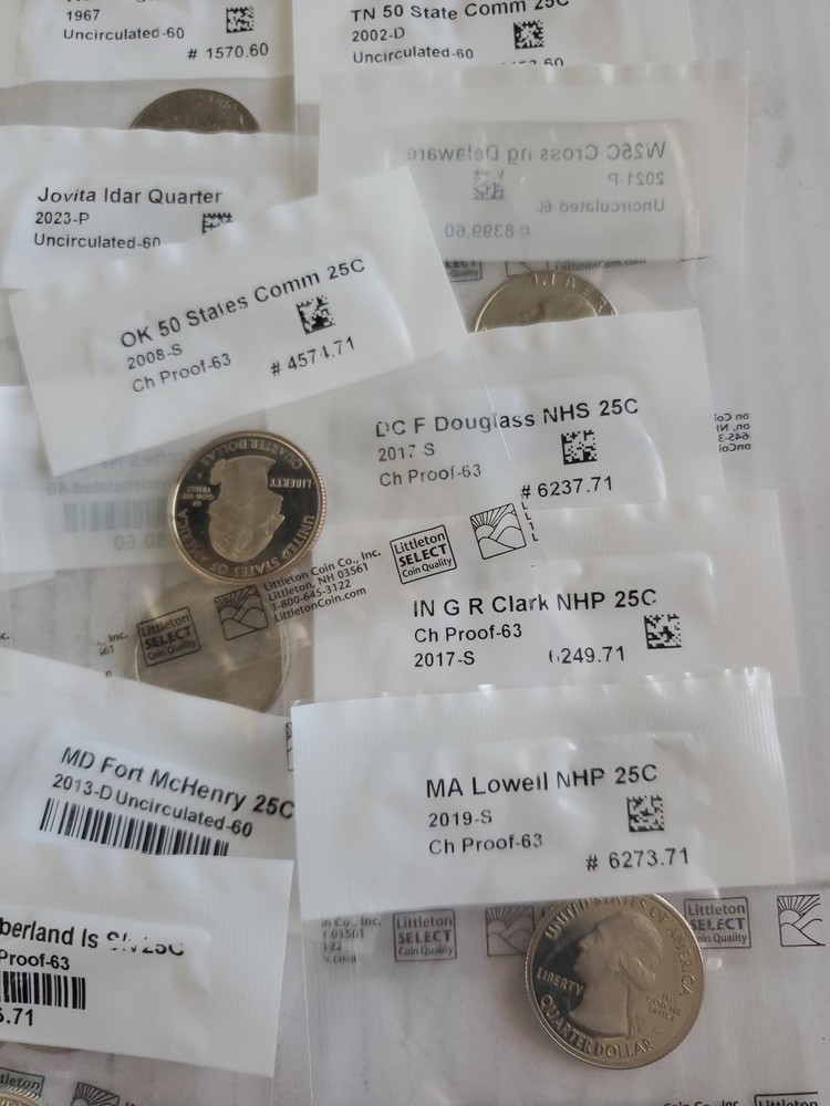 2000s uncirculated Quarters & Proofs