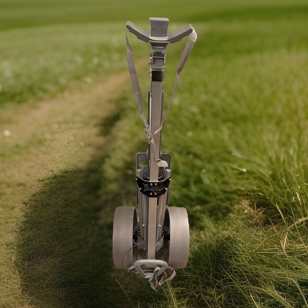 Collapsing Gold Eagle Push Cart - Adjustable Handle - Beautiful Condition