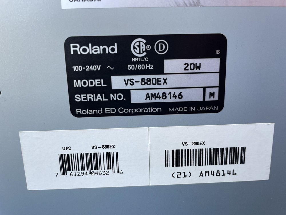 Roland VS-880EX Digital Studio Workstation
