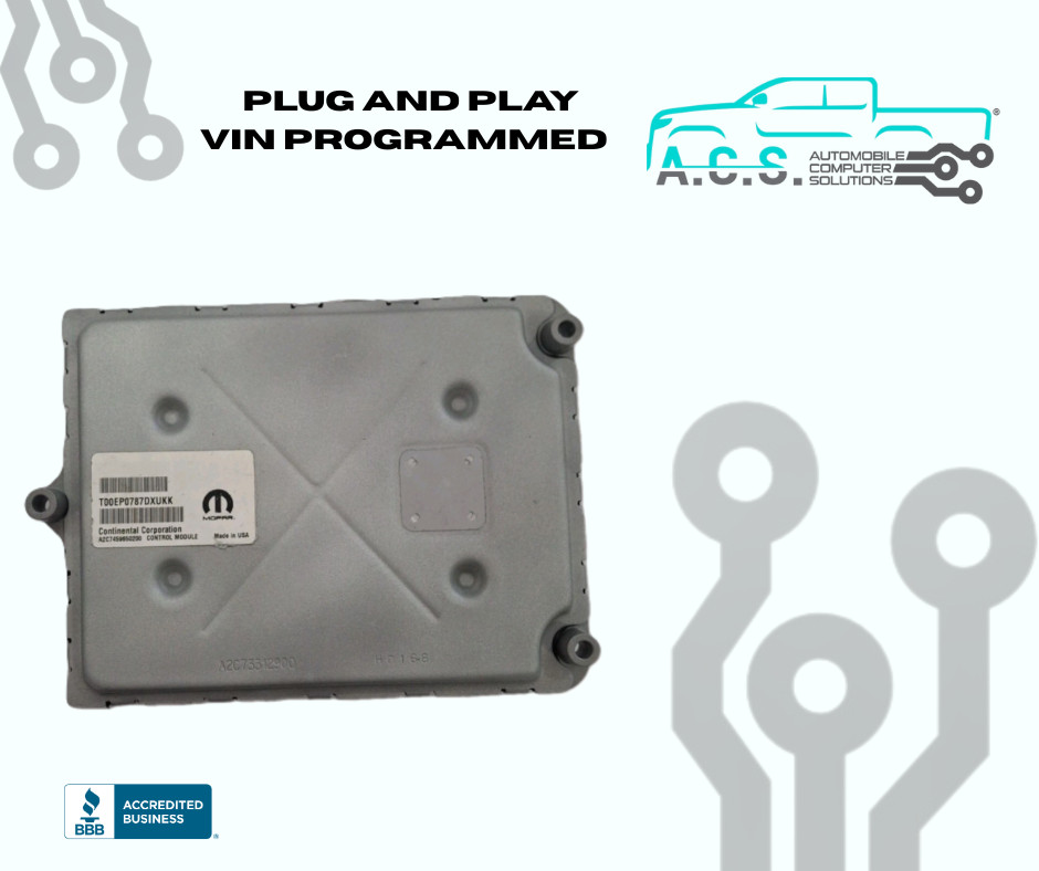 2016-2020 Dodge Caravan 3.6L Engine Control Module P68243295 *VIN PROGRAMMED*