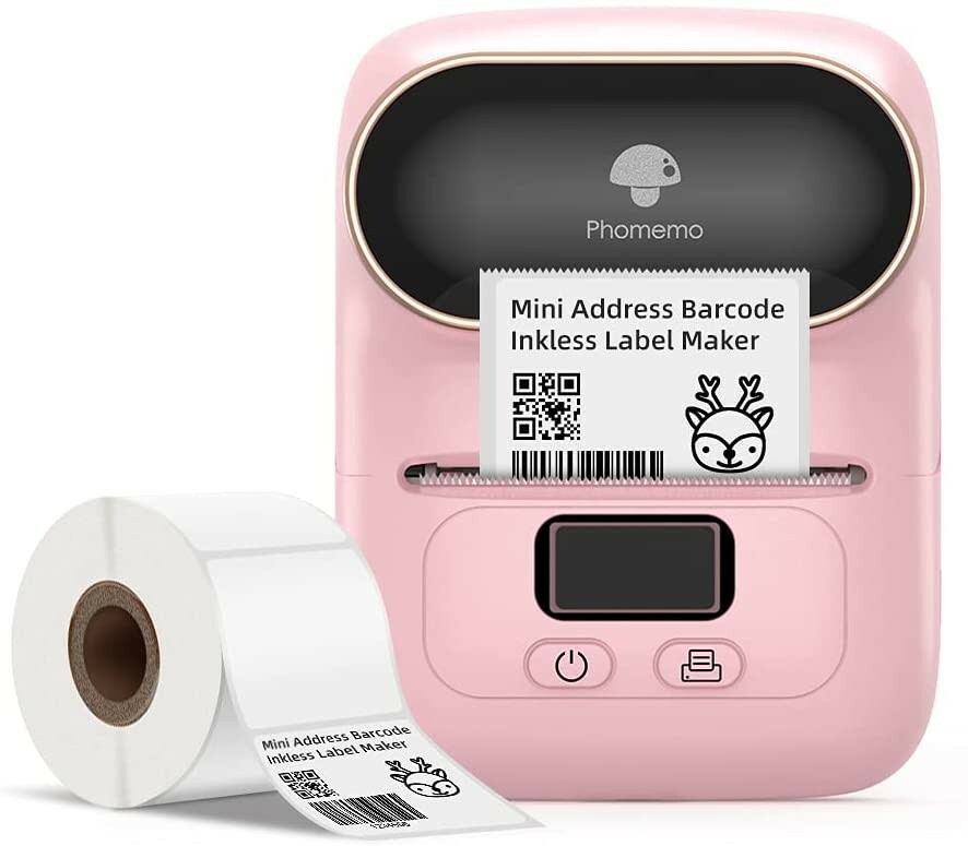 Phomemo M110 Label Maker Portable Bluetooth Thermal Sticker Label Maker Printer