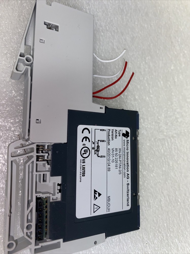 Micro Innovation AG XN-2AI-PT Analog Input Module w/Terminal Block