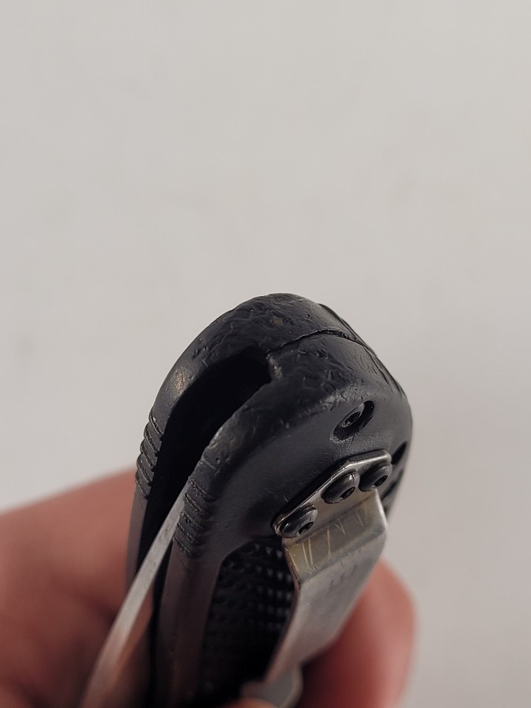 BenchmadeMini Griptilian Black Grivory Drop-point Folding Knife