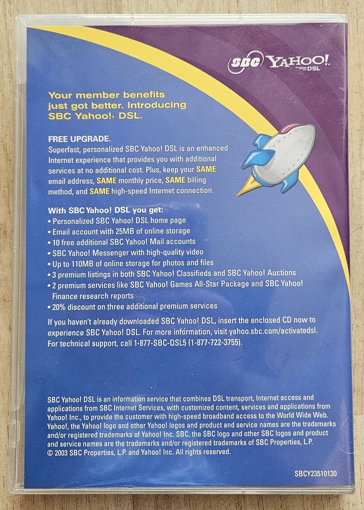 SBC Yahoo DSL Installer CD & Feature Guide Version 3.1