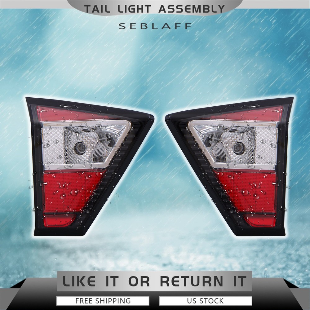 Halogen Tail Lights For Ford Escape 2017-2019 Rear Left&Right Inner Tail Lamps