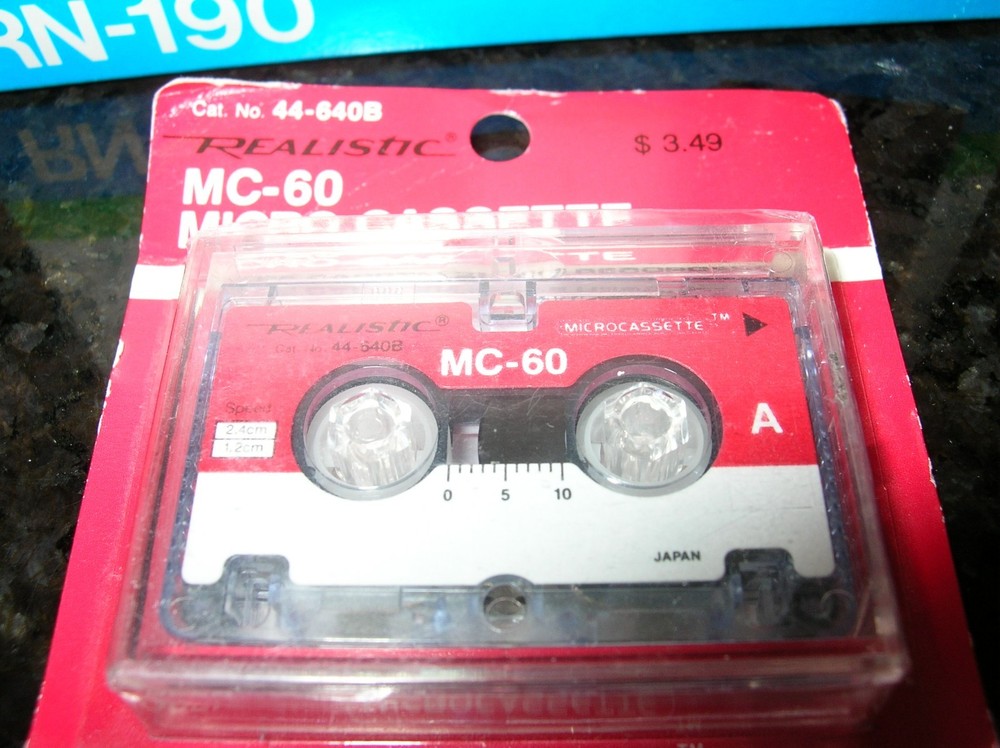 Working Panasonic RN-190 Microcassette Recorder Complete with Box & Instructions
