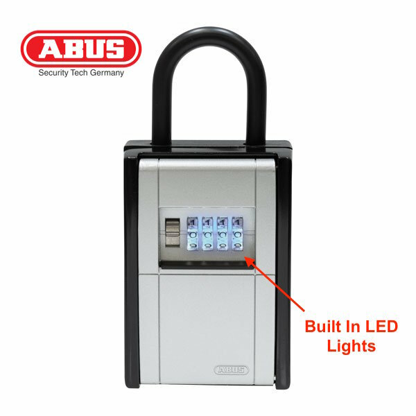 ABUS Key Safe -Key Garage, Illuminated Padlock Combination Keysafe -FREE POST