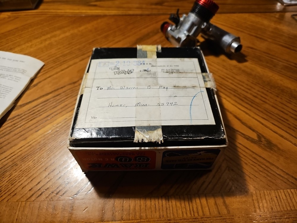 Vintage Duke Fox's HAWK 60 RED HEAD RC Engine / Motor