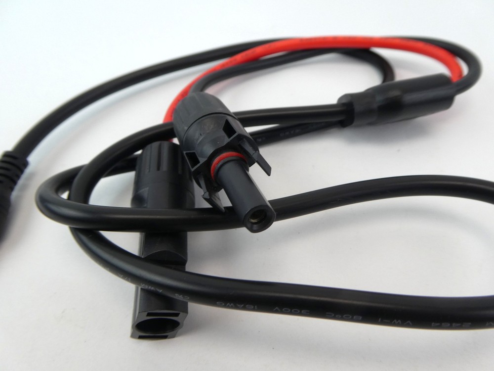 Solar Panel Adapter Cable M-4 to DC 5.5 x 2.1mm