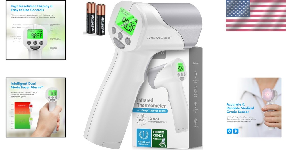 FSA-HSA Eligible Forehead Thermometer - Touchless & Accurate