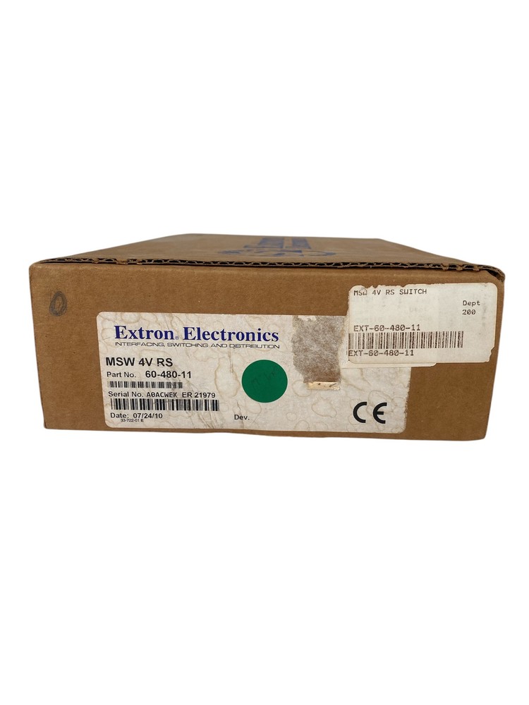 Extron MSW-4V-RS 4-Channel Video Input Selector **New**