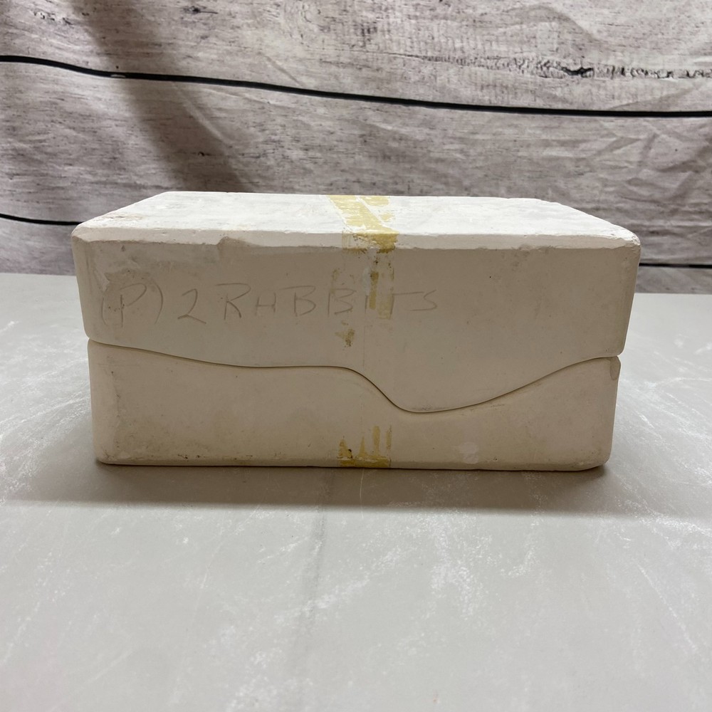 Ceramic Slip Casting Mold Bunny 2 Rabbits Provincial #P438