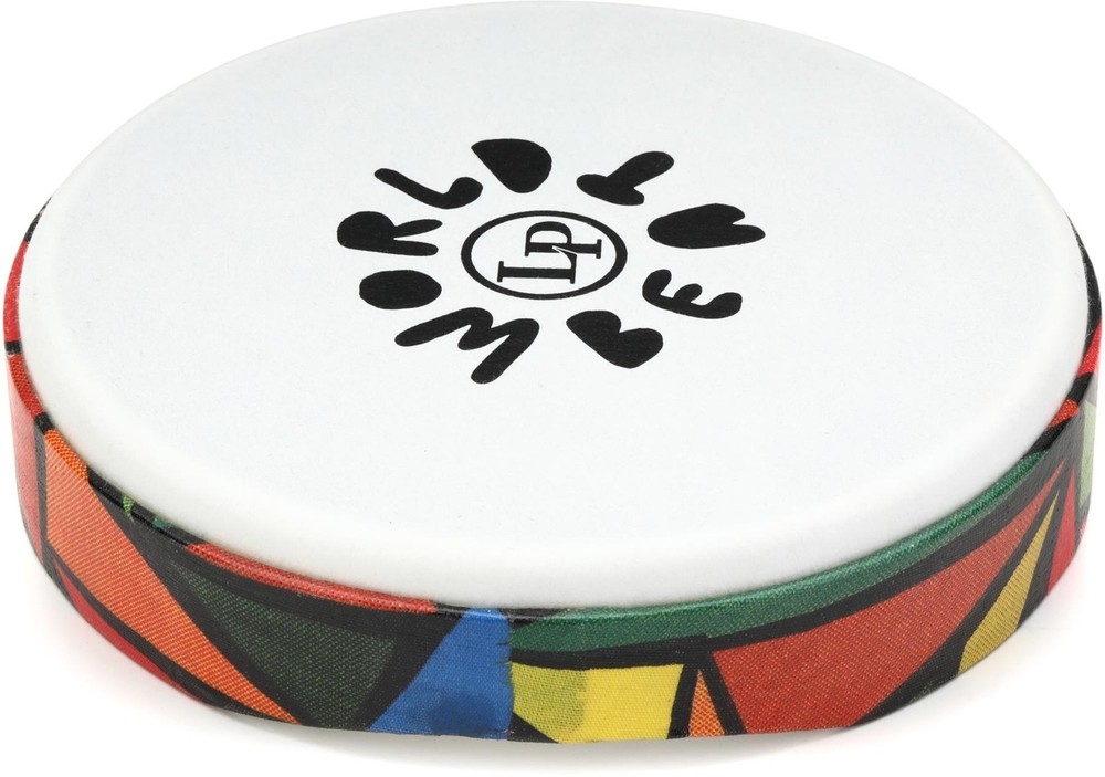 Latin Percussion World Beat Frame Drum - 8 inches, Multicolor