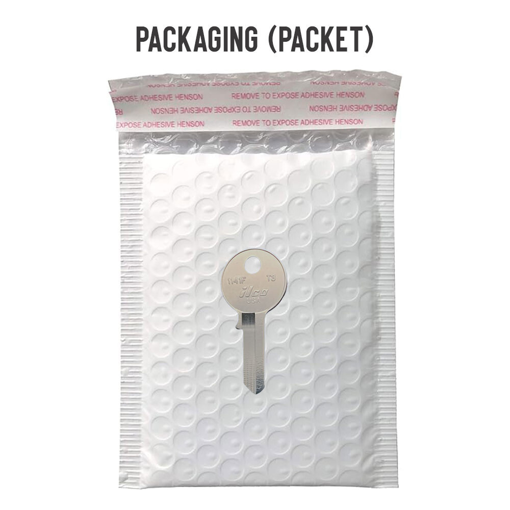 1141F Key Blank – Nickel
